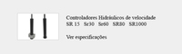 Controladores hidráulicos de velocidade Controladores hidráulicos de velocidade
