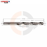 Broca aço rápido HSS 8.0mm Lenox Twill TW104 codigog Broca aço rápido HSS 8.0mm Lenox Twill TW104 codigog