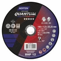 Disco de corte Quantum 7 pol. x 1.6mm BHP 12 Norton codigog Disco de corte Quantum 7 pol. x 1.6mm BHP 12 Norton codigog