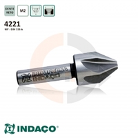 Escareador 25 x 90º, corte à direita, haste cilíndrica, DIN 335 A, Indaço codigog Escareador 25 x 90º, corte à direita, haste cilíndrica, DIN 335 A, Indaço codigog