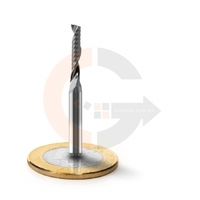 Fresa Para Acrílico e Outros Plásticos 1 Corte 4mm x 22mm Metal Duro codigog Fresa Para Acrílico e Outros Plásticos 1 Corte 4mm x 22mm Metal Duro codigog
