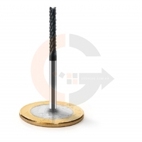 Fresa Raiada 3.175mm x 22mm Metal Duro com cobertura de AlTin codigog Fresa Raiada 3.175mm x 22mm Metal Duro com cobertura de AlTin codigog