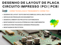 Desenvolvimento Layout Placa Circuito Impresso PCI Desenvolvimento Layout Placa Circuito Impresso PCI