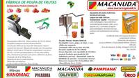MARCA MACANUDA MÁQUINA PRA POLPA DE FRUTAS