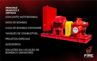 CONJUNTO (CMB) MOTOBOMBA DE COMBATE À INCÊNDIO - DIESEL e ELÉTRICA