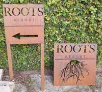  desenhos em corte a laser de Aço CORTEN