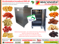 DESIDRATADORA DE FRUTAS INDUSTRIAL GABINETE INOX, MARCA MACANUDA