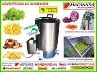 MÁQUINA CENTRÍFUGA PARA SECAR BATATAS CORTADAS MACANUDA MÁQUINA CENTRÍFUGA PARA SECAR BATATAS CORTADAS MACANUDA