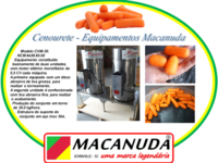 MAQUINÁRIO PARA FAZER CENOURETE - INDÚSTRIA MACANUDA MAQUINÁRIO PARA FAZER CENOURETE - INDÚSTRIA MACANUDA