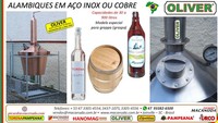 ALAMBIQUE COMPLETO EM AÇO INOX MARCA OLIVER FABRICAÇÃO TORENA