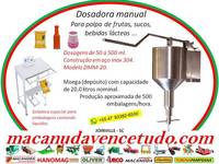 MACANUDA, MARCA DO DOSADOR MANUAL DE POLPA EM MINAS GERAIS MACANUDA, MARCA DO DOSADOR MANUAL DE POLPA EM MINAS GERAIS