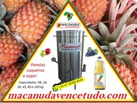 MARCA MACANUDA ! MÁQUINA DE FAZER SUCO DE ABACAXI A VAPOR