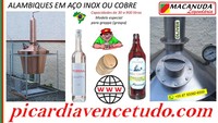 MACANUDA, A MARCA | ALAMBIQUE DE COBRE / AÇO INOX, VENDAS NO RJ
