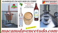 MACANUDA, A MARCA | ALAMBIQUE DE COBRE / AÇO INOX EM CURITIBANOS SC