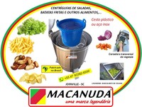 SECADORA CENTRÍFUGA INDUSTRIAL DE SALADAS E OUTROS ALIMENTOS SECADORA CENTRÍFUGA INDUSTRIAL DE SALADAS E OUTROS ALIMENTOS