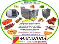 DESIDRATADORA PROFISSIONAL - SECADOR DE FRUTAS E VEGETAIS MACANUDA