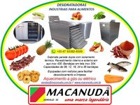 FOOD DEHYDRATOR - DESIDRATADORAS DE ALIMENTOS MACANUDA BRASIL