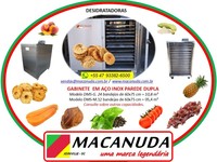 COGUMELOS DESIDRATADOS, EQUIPAMENTOS INDUSTRIAIS MACANUDA