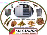DESIDRATAR BOIAS PRA CUSCOS, EQUIPAMENTOS INDUSTRIAIS MACANUDA
