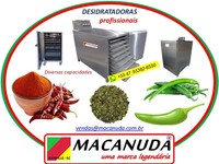 PIMENTA DESIDRATADA MÁQUINAS INDUSTRIAIS MACANUDA