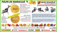 AGROINDÚSTRIA FAMILAR, PRODUÇÃO DE POLPA DE FRUTAS - MÁQUINAS MACANUDA