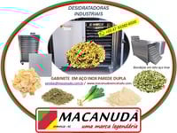 ALHO PORÓ DESIDRATADO, MÁQUINAS PROFISSIONAIS MACANUDA