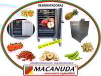 DESIDRATADORA DE HORTALIÇAS CONSTRUÇÃO EM AÇO INOX MACANUDA