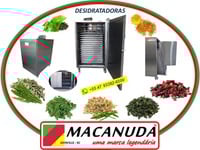 MÁQUINA INDUSTRIAL AÇO INOX PARA SECAR ERVAS MEDICINAIS MACANUDA