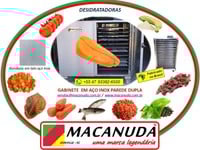 EQUIPAMENTO INDUSTRIAL PARA DESIDRATAR OVAS DE PEIXES, MACANUDA