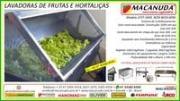 MACANUDA MÁQUINAS | LAVADORAS DE ALFACES VENDAS EM FARROUPILHA RS