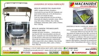 LAVADORA DE VEGETAIS INDUSTRIAL - MACANUDA