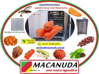 FABRICAR CENOURA DESIDRATADA, MÁQUINAS PROFISSIONAIS MACANUDA