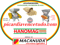 MACANUDA, A MARCA DA MÁQUINA EM CASA BRANCA SP | AMASSADORA DE AVEIA