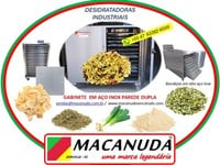 ALHO PORÓ DESIDRATADO, MÁQUINAS PROFISSIONAIS MACANUDA