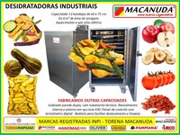 SECAGEM DE FRUTAS MÁQUINAS INDUSTRIAIS AÇO INOX MACANUDA
