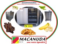 EQUIPAMENTO INDUSTRIAL PARA DESIDRATAR BANANA, VENDAS PRA TODO BRASIL