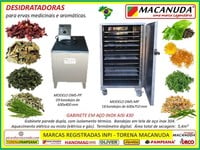 FÁBRICA DE MÁQUINAS PARA SECAR ERVAS MEDICINAIS MACANUDA