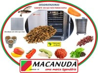 DESIDRATAR INSETOS, EQUIPAMENTOS INDUSTRIAIS MACANUDA 